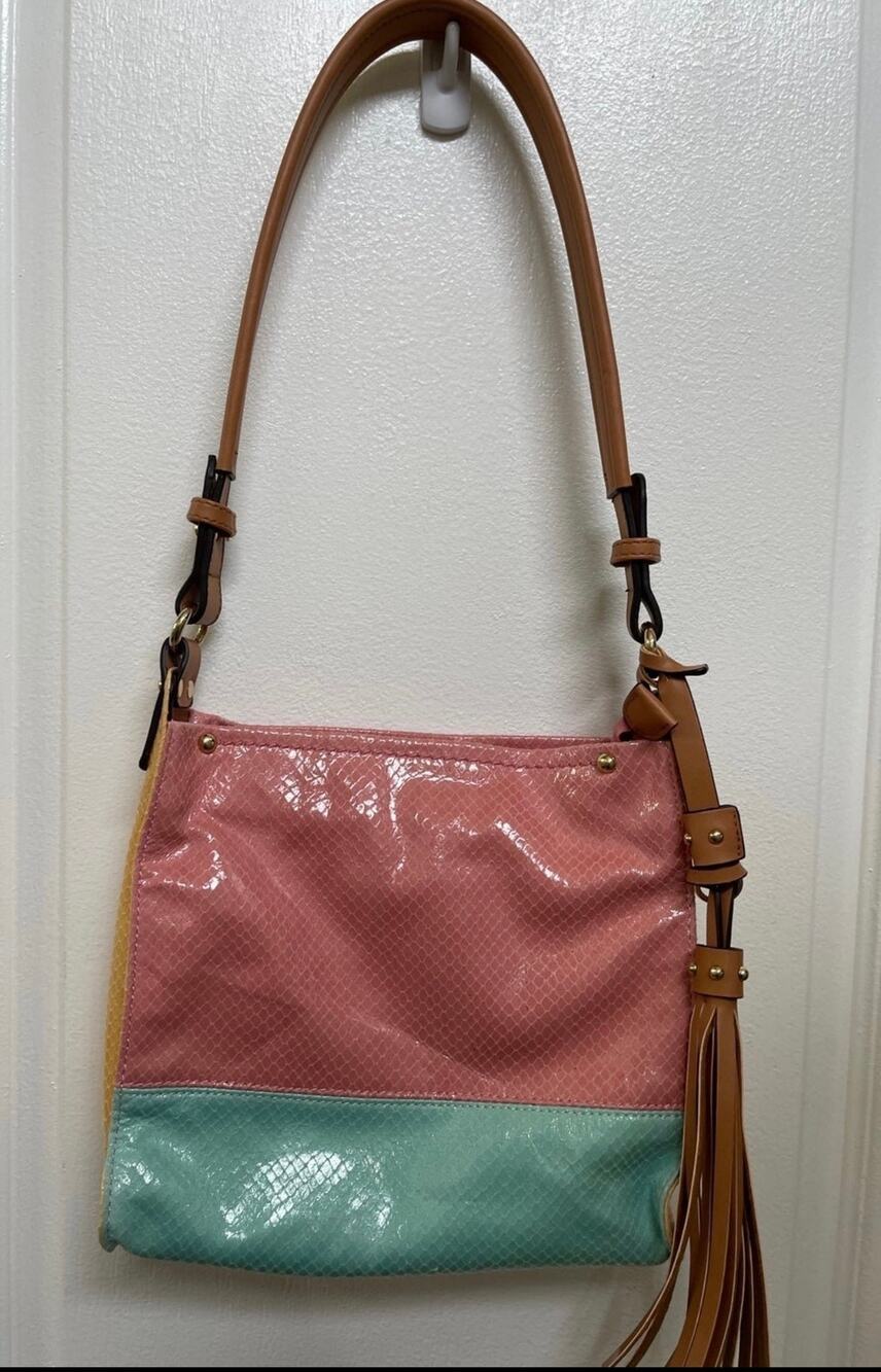 Sondra Roberts Squared shoulder bag multicolor block